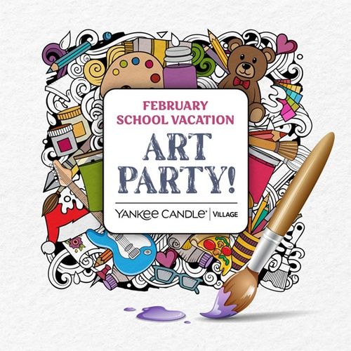Art Party! For February School Vacation week!