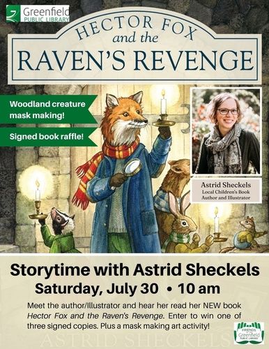 Local Children’s Author Storytime: Astrid Sheckel