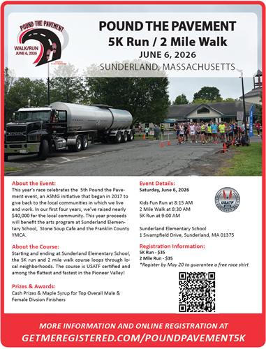 Pound the Pavement 5K Run / 2 Mile Walk