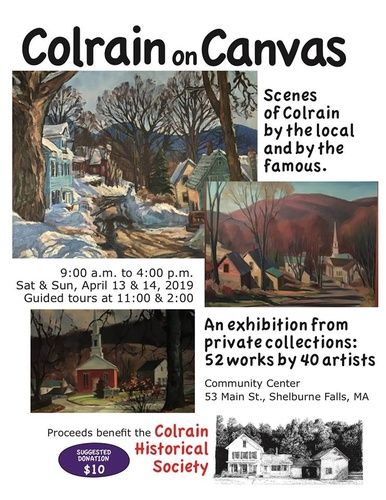 Colrain on Canvas An Art Show